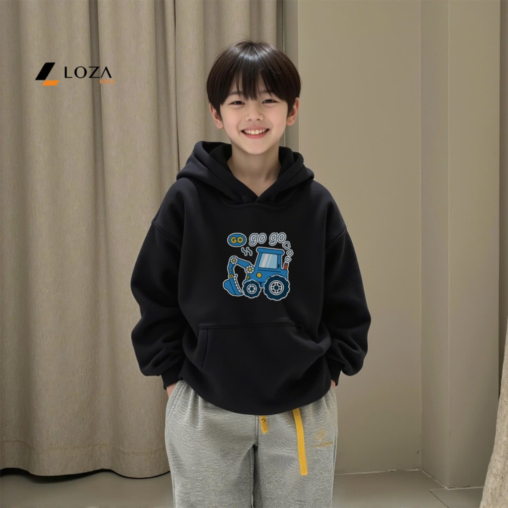 Áo nỉ hoodie bé trai in hình máy cần cẩu Play Dig - Loza Kids HN004_thumbnail_4