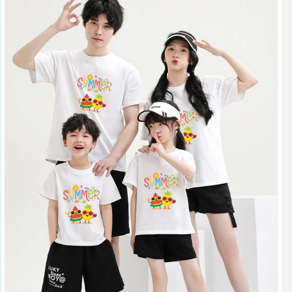 Áo phông gia đình LOZA KIDS Summer 2025 - Áo đồng phục gia đình du lịch biển – Mã GĐ3056_thumbnail_0