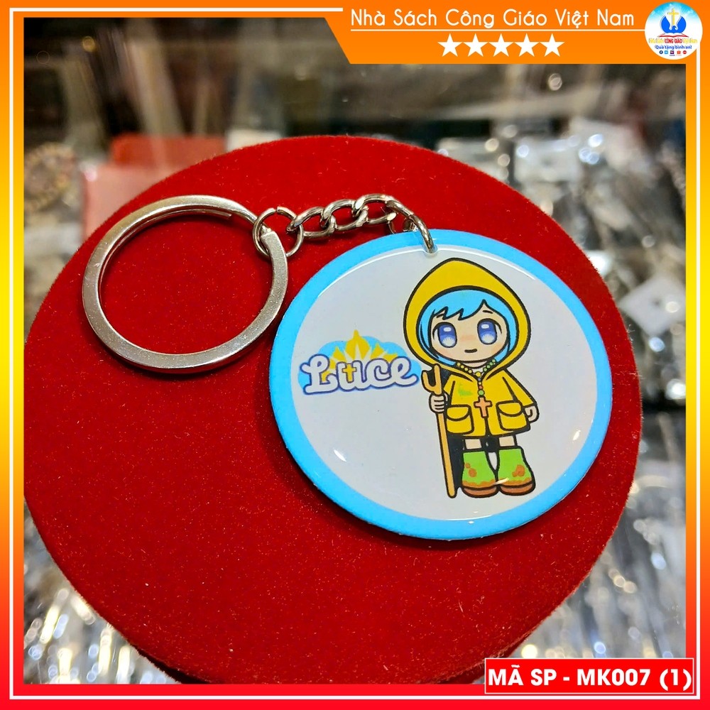 Móc khóa dẻo Luce - Linh vật năm thánh 2025 Vatican MK007 Quà tặng Công Giáo, NOEL, GIÁNG SINH, sinh nhật ý nghĩa_thumbnail_0