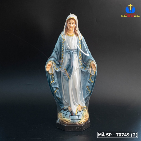 Tượng Đức Mẹ ban ơn cao cấp 40cm Composite