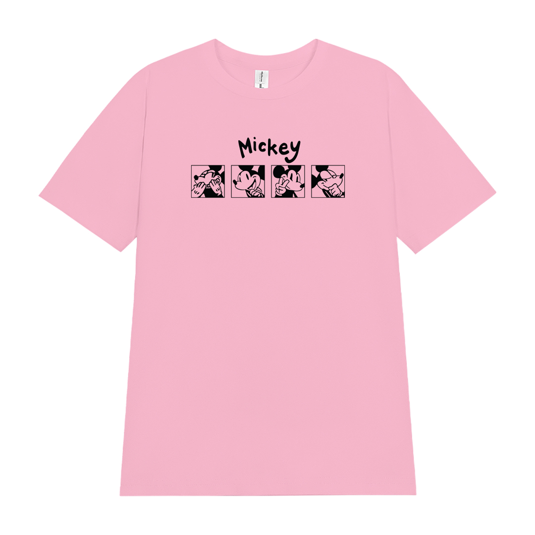 Áo thun nữ form vừa regular nhiều màu sắc ARD1486 Miucho Chic vải cotton cổ tròn in artwork_thumbnail_11