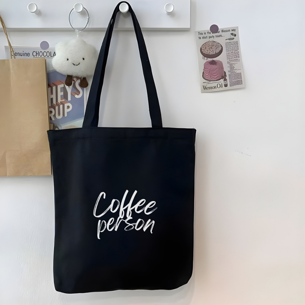 Túi tote vải canvas đeo vai, có khóa kéo và ngăn phụ hình thời trang WE TEE - WTU06_thumbnail_16