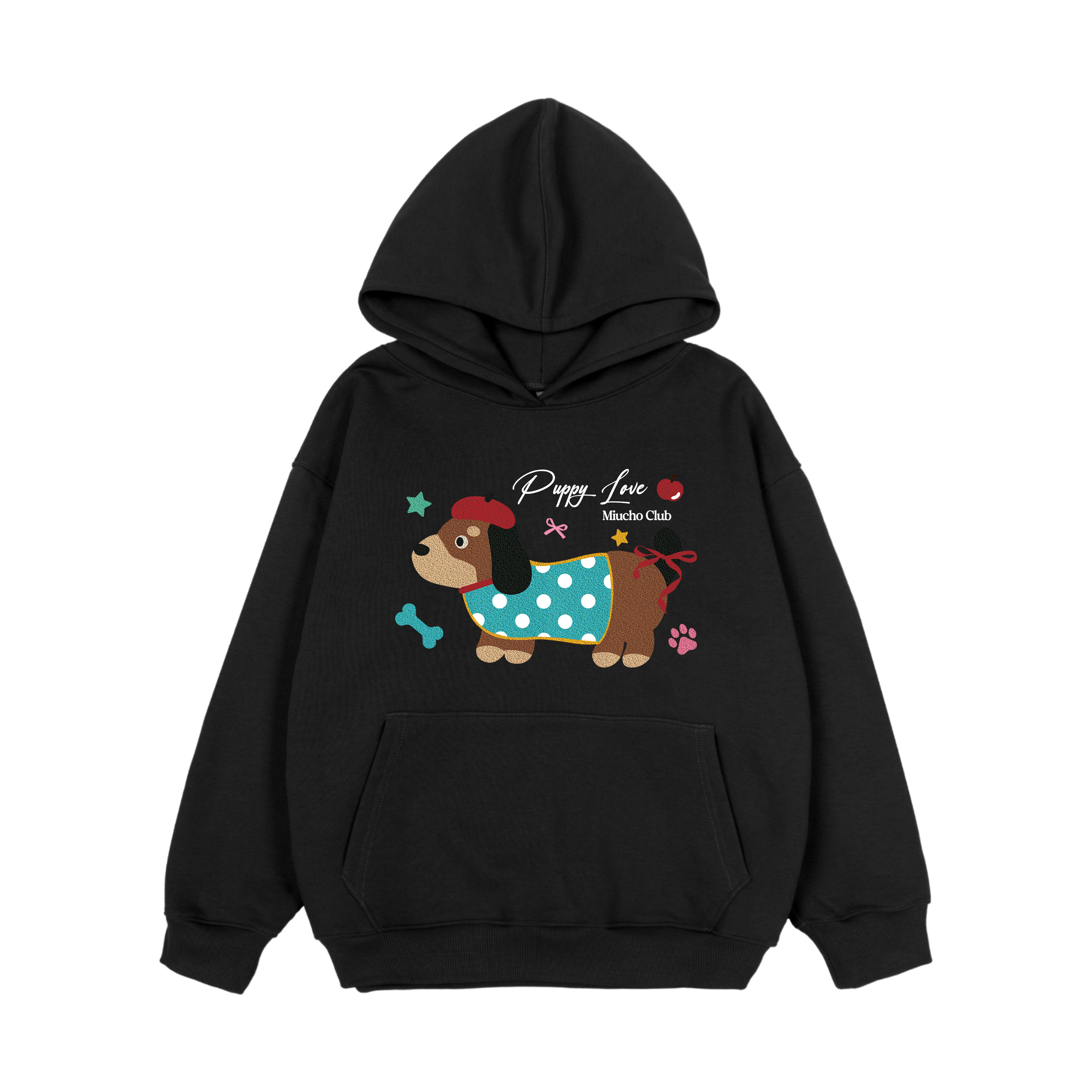 Áo hoodie nữ form rộng dày dặn vải nỉ chân cua HDD1638 Miucho in mix_thumbnail_9