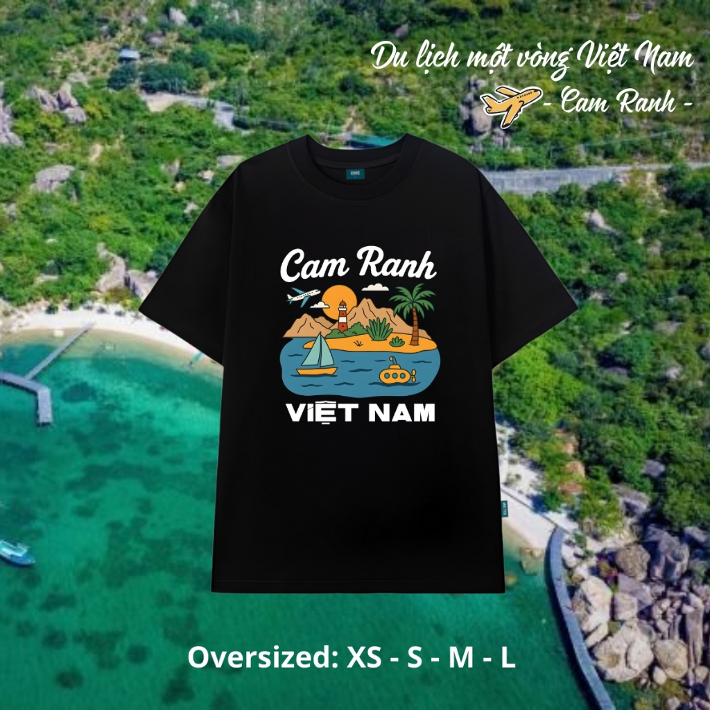 Áo Việt Nam du lịch Huế, Đà Nẵng... dáng oversize rộng cotton 250gsm - Local brand We Tee T027_thumbnail_17