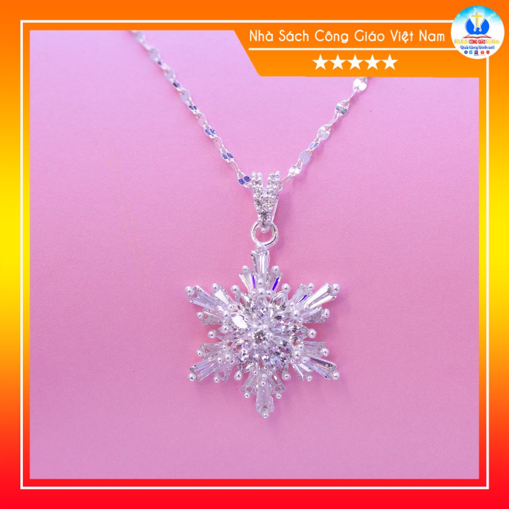 Dây chuyền bạc mặt bông tuyết N03 Quà tặng sinh nhật, bạn gái, bạn bè, người thân ý nghĩa