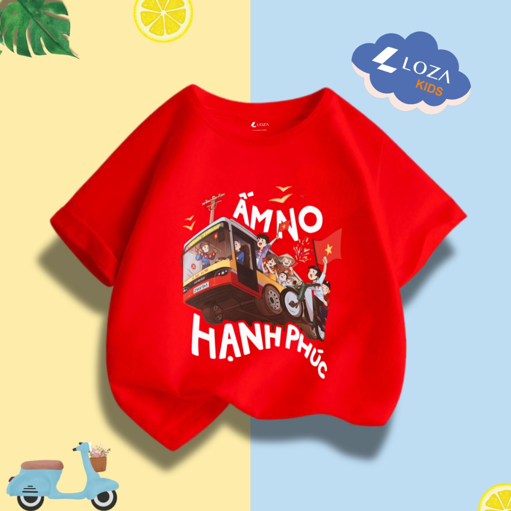 Áo phông cho bé in hình 