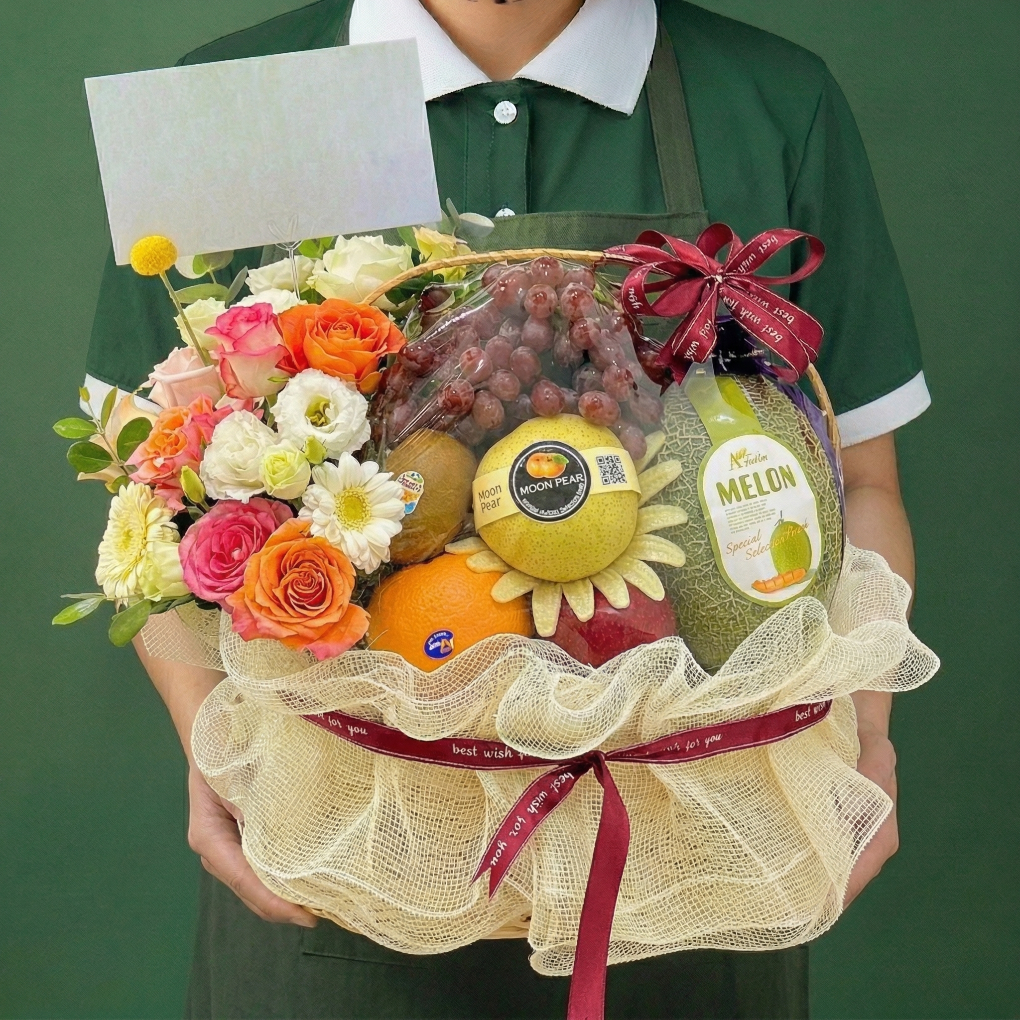 Giỏ hoa trái cây quà tặng - GH1502