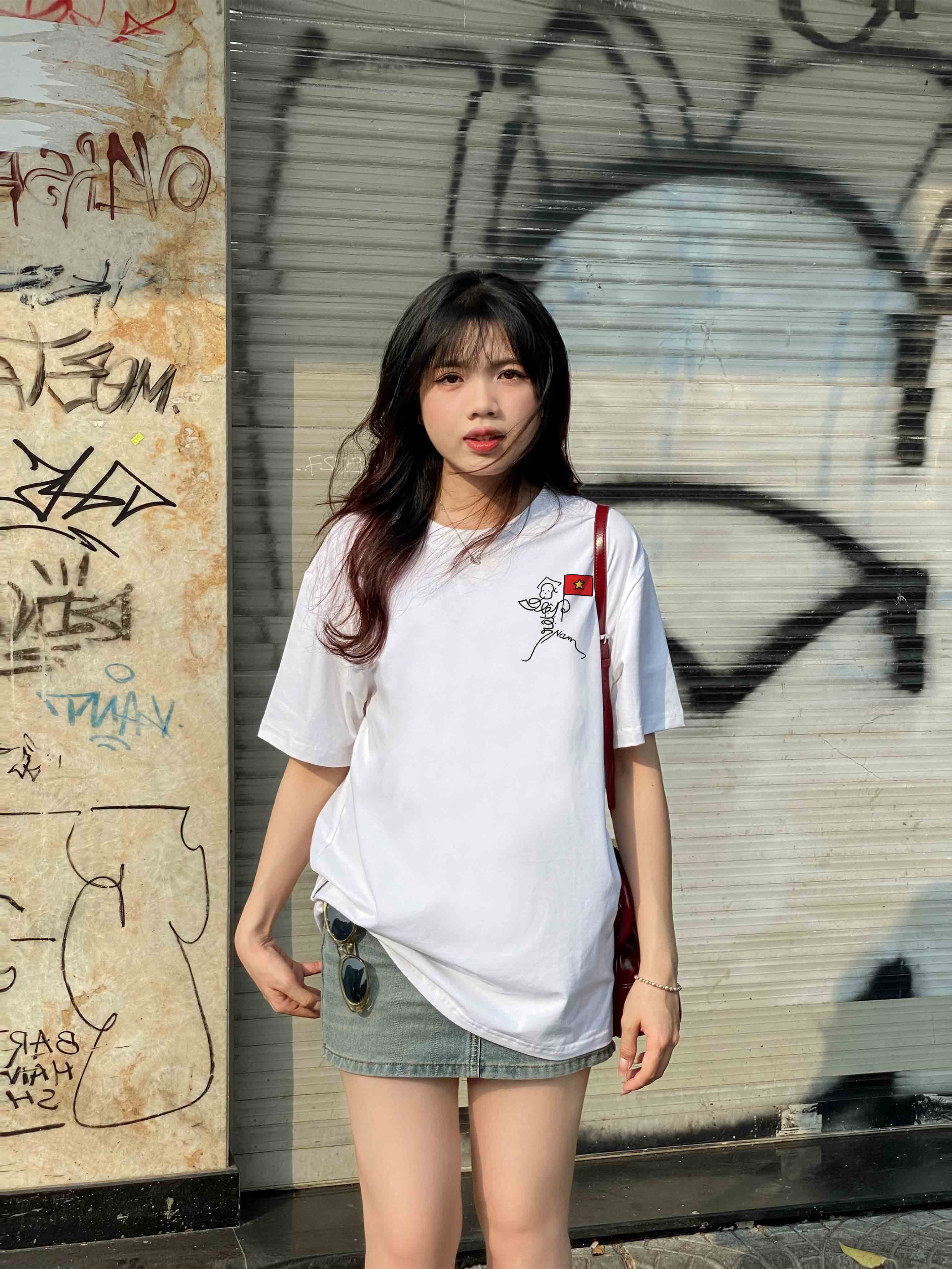 Áo thun Việt Nam tôi yêu form rộng 2117 Miucho cổ tròn vải cotton 4c 220gsm thoáng mát in artwork_thumbnail_5