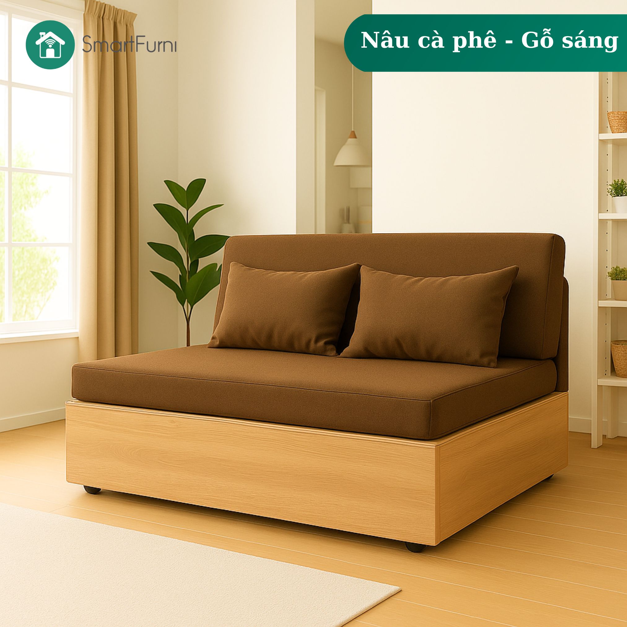 GIƯỜNG SOFA ĐA NĂNG SMARTFURNI - TÍCH HỢP 2IN1 - SMF23  - ĐA DẠNG KÍCH THƯỚC_thumbnail_2