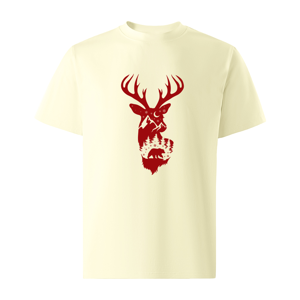 Áo phông nam giáng sinh noel form rộng cổ tròn vải cotton thoáng mát 1792 Miucho Iconic in artwork_thumbnail_0