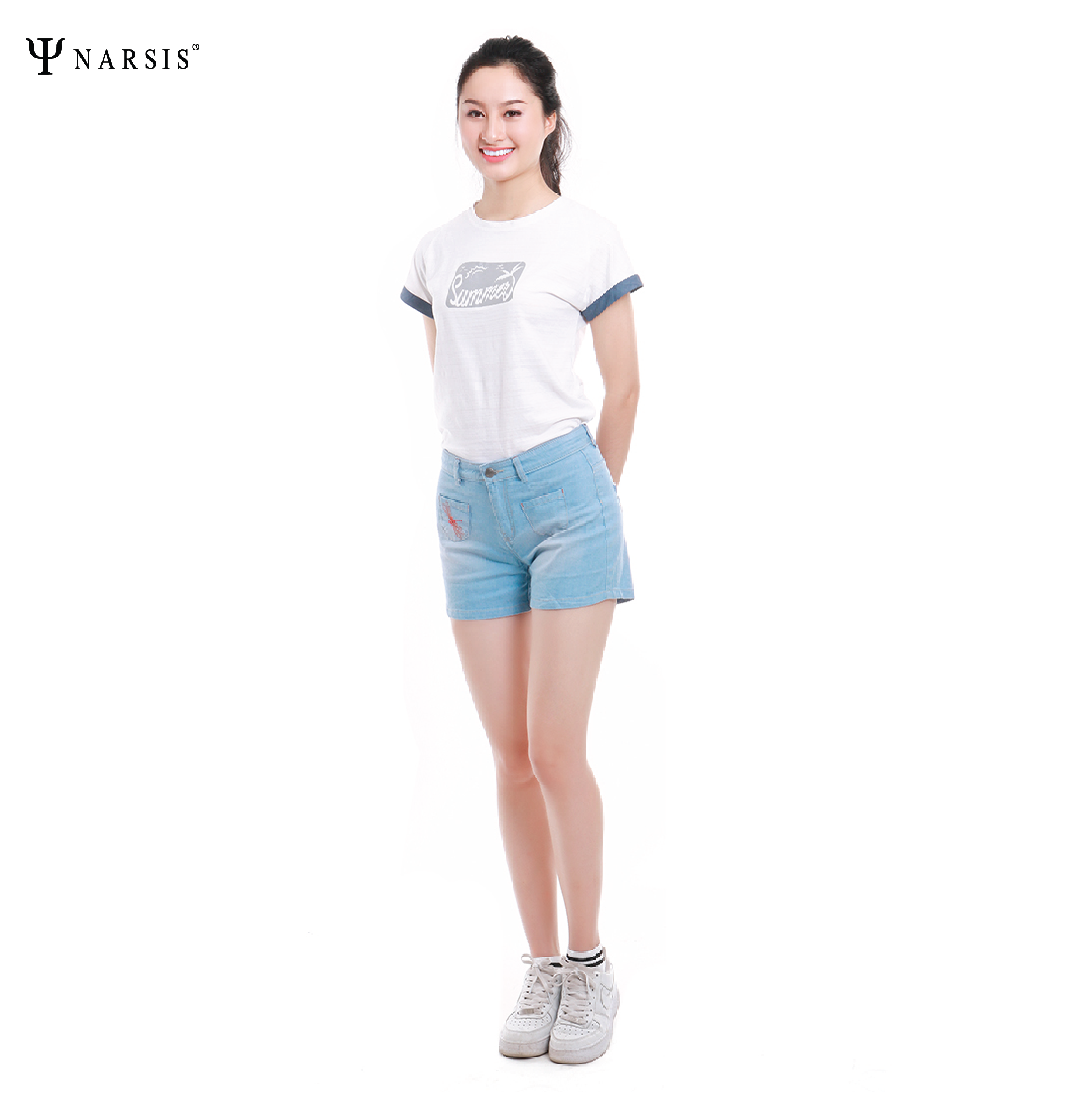 QUẦN LỬNG NỮ T7018 NARSIS CHẤT LIỆU JEAN BỀN BỈ, CÁ TÍNH, TRẺ TRUNG, THỜI TRANG, TRẺ TRUNG, THỜI ..._thumbnail_2