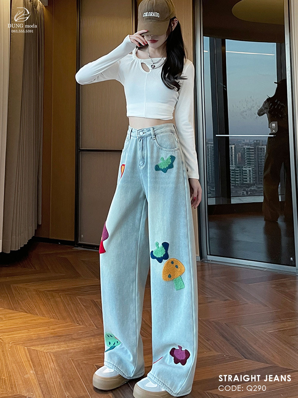 Quần Jean Suông DungModa Q290 8898_thumbnail_2