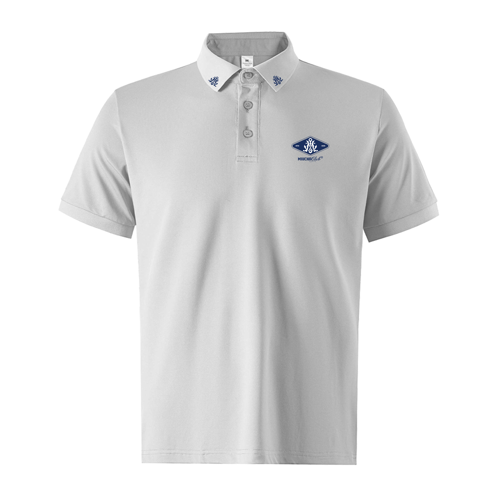 Áo polo nam form vừa 1882 Miucho Iconic vải cá sấu đứng form thoáng mát in basic_thumbnail_9
