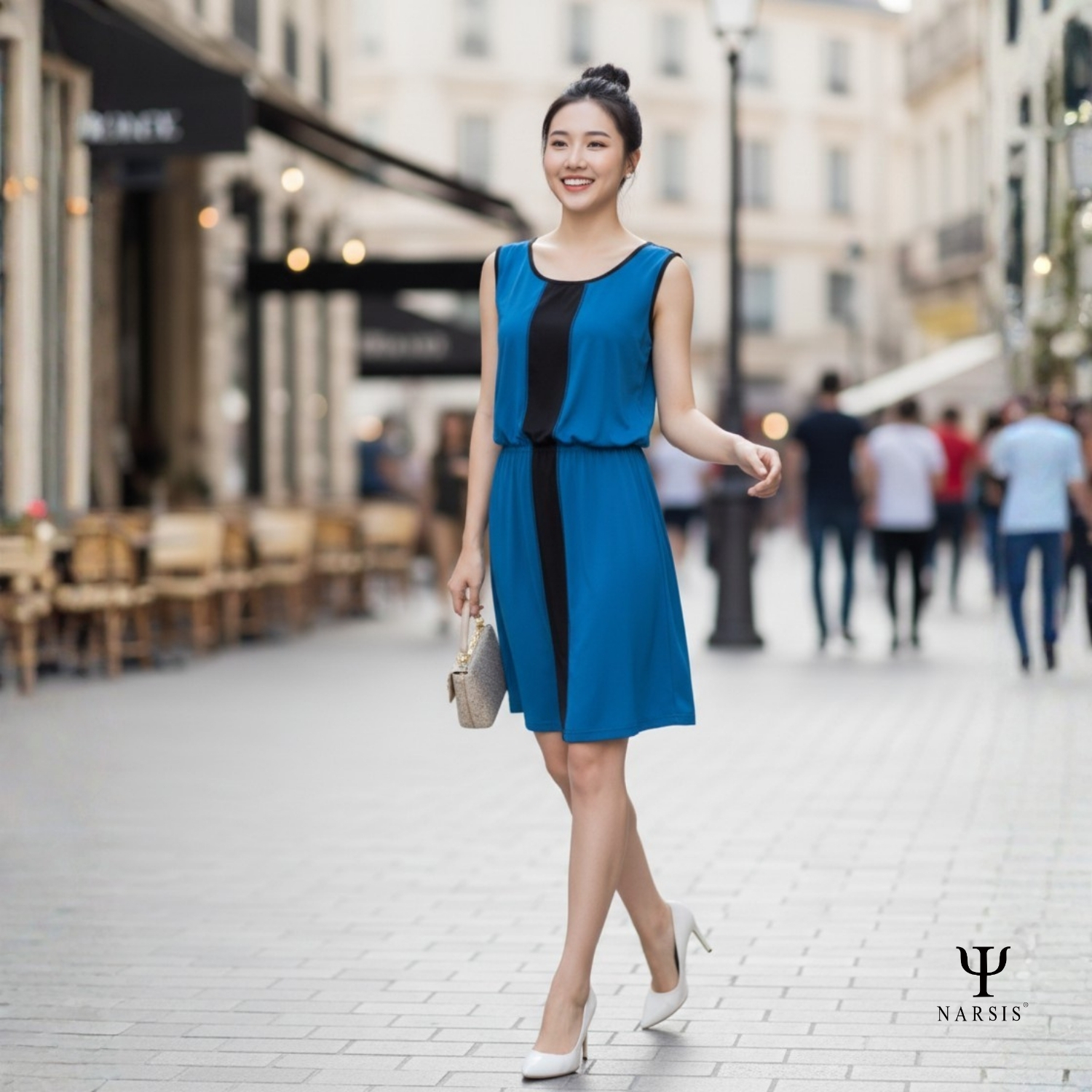 VÁY NỮ NEW1238 NARSIS CHẤT LIỆU THOÁNG MÁT, DỄ CHỊU, THOẢI MÁI CẢ NGÀY, DỄ VẬN ĐỘNG