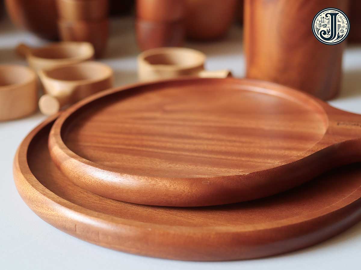 Khay gỗ tròn tay cầm xà cừ 25cm J000273_thumbnail_1