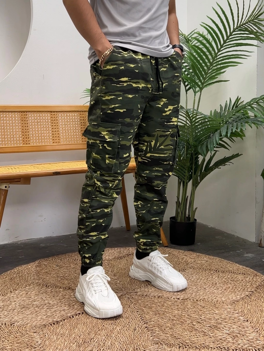 Quần Jooger Rằng Ri Bảo Hộ Lao Động Nam Kaki Túi Hộp Nam_thumbnail_1