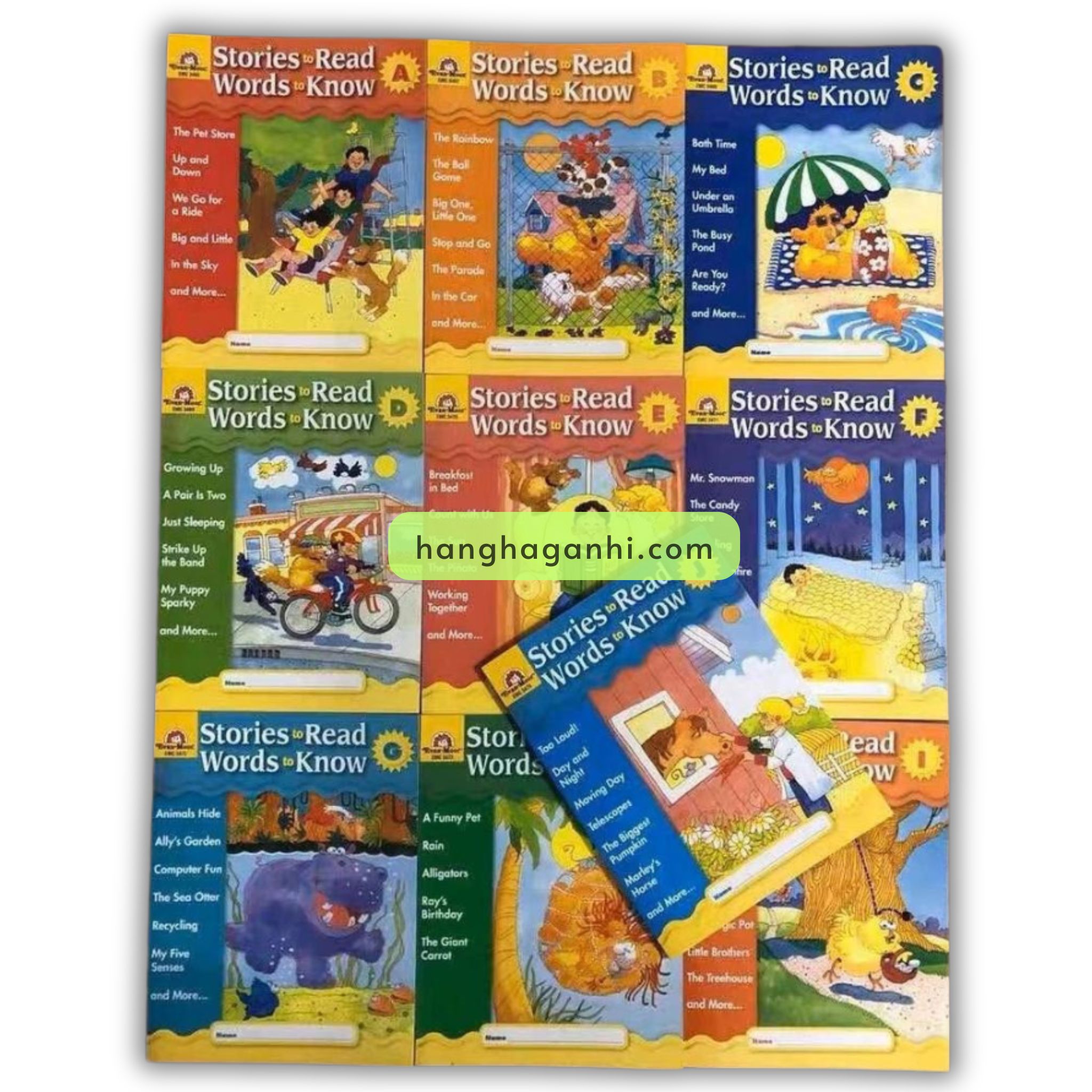 Evan Moor Stories to Read Words to Know – Trọn Bộ 10 Cuốn Kèm Audio_thumbnail_1