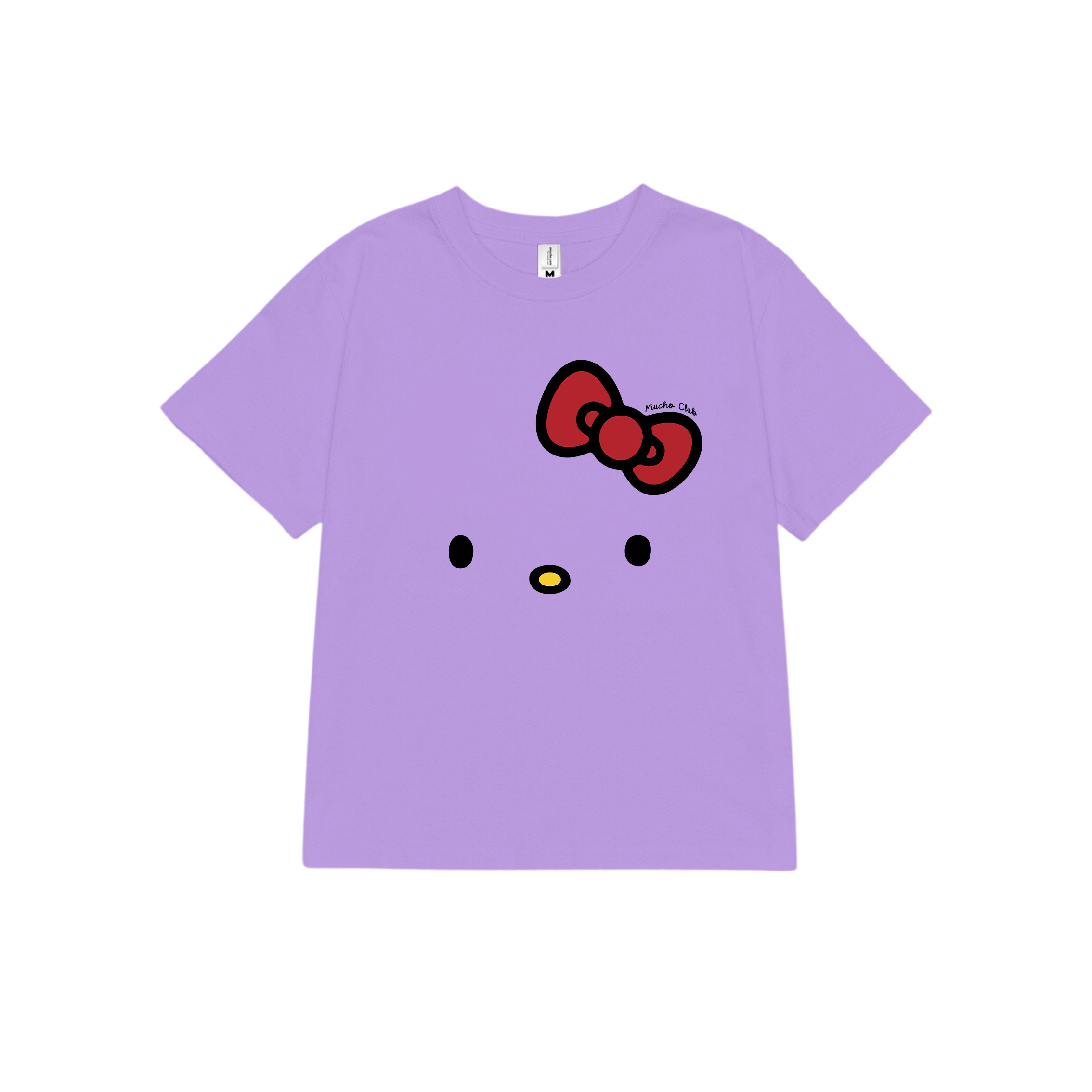 Áo thun baby tee mặt mèo đễ thương ABD1361 Miucho cổ tròn form rộng in mix_thumbnail_6