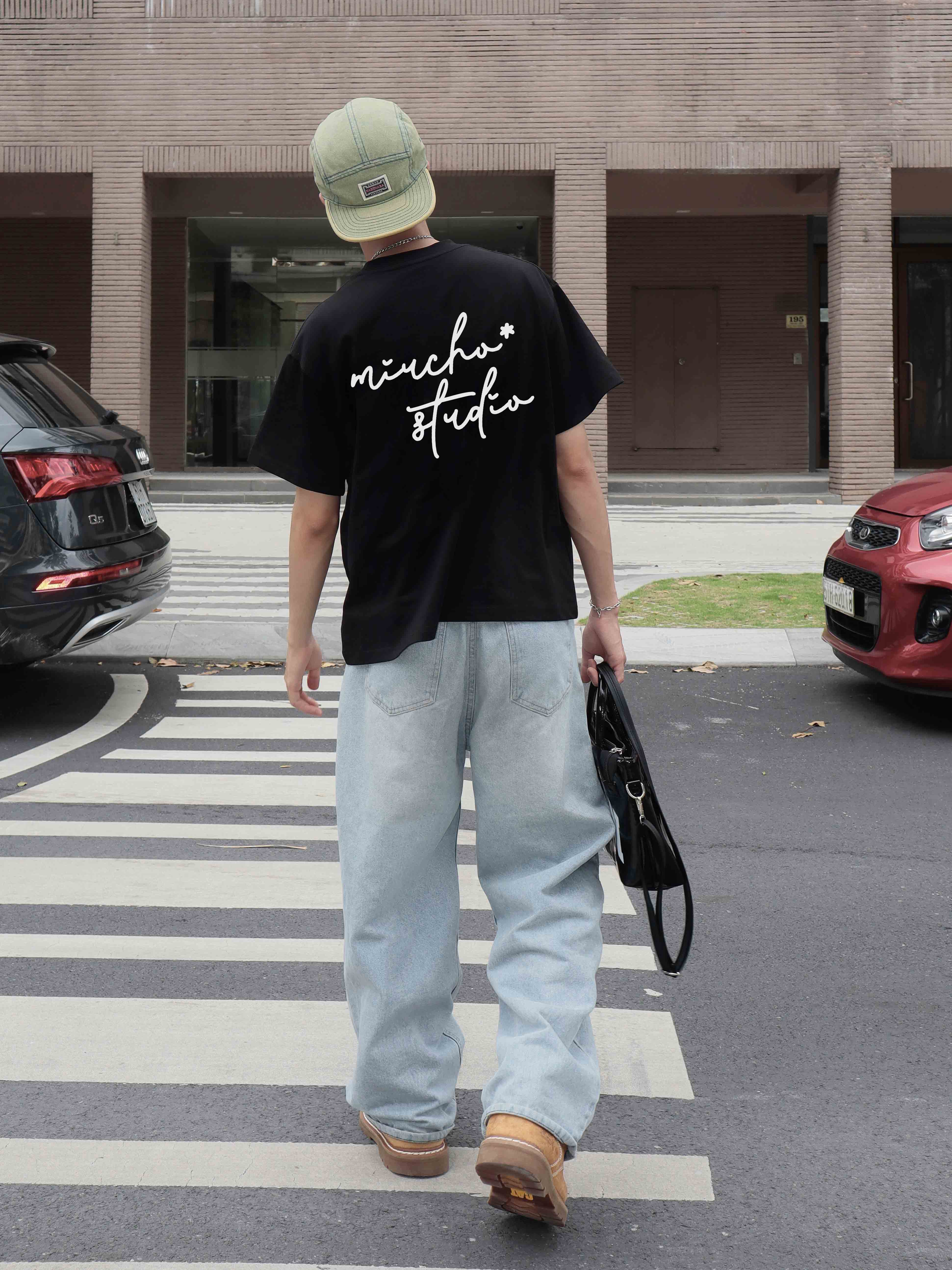 Áo phông nam localbrand form boxy vải cotton 2c 250gsm dày dặn 1773 Miucho in basic_thumbnail_3