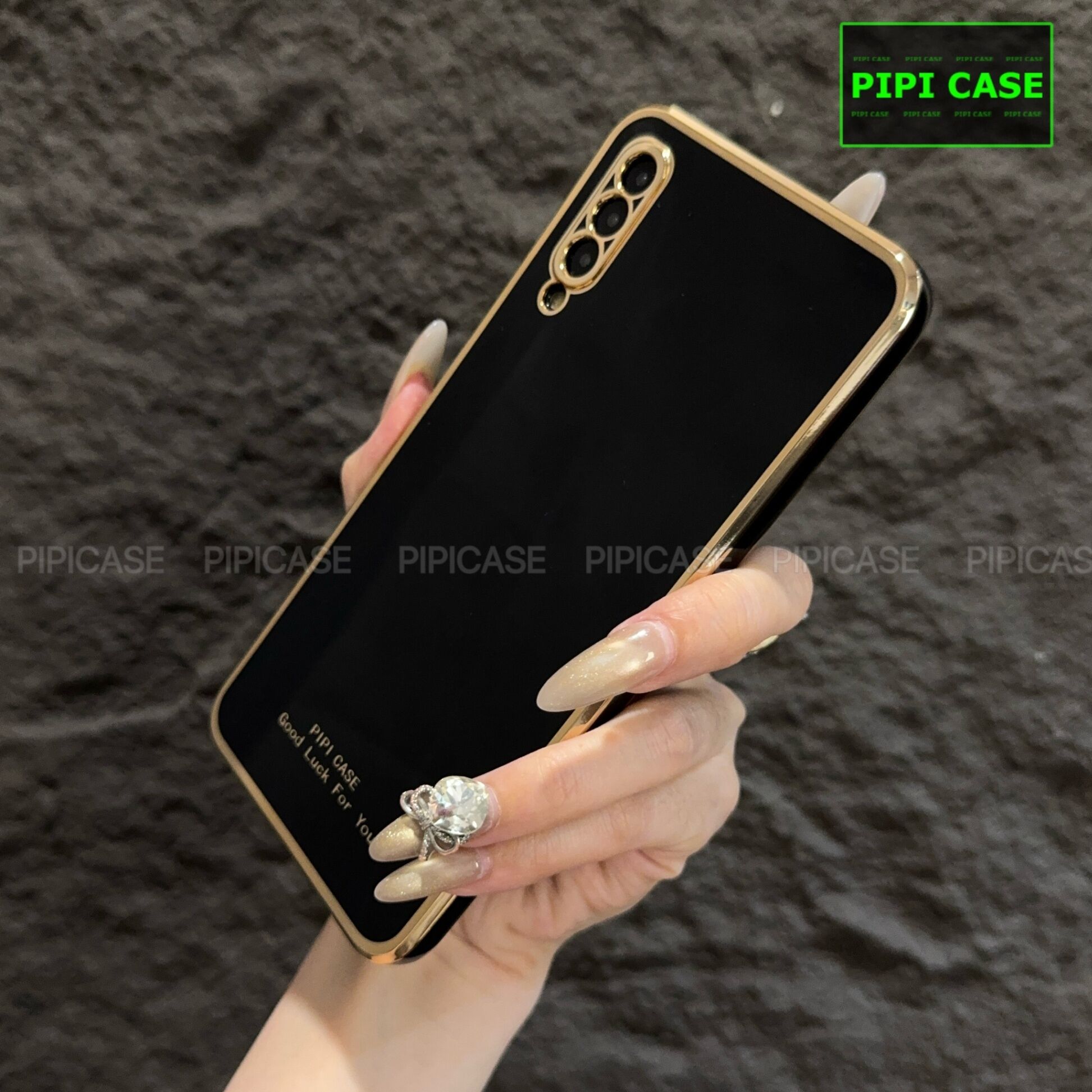 Ốp Lưng Samsung A50 - Royal - Đen