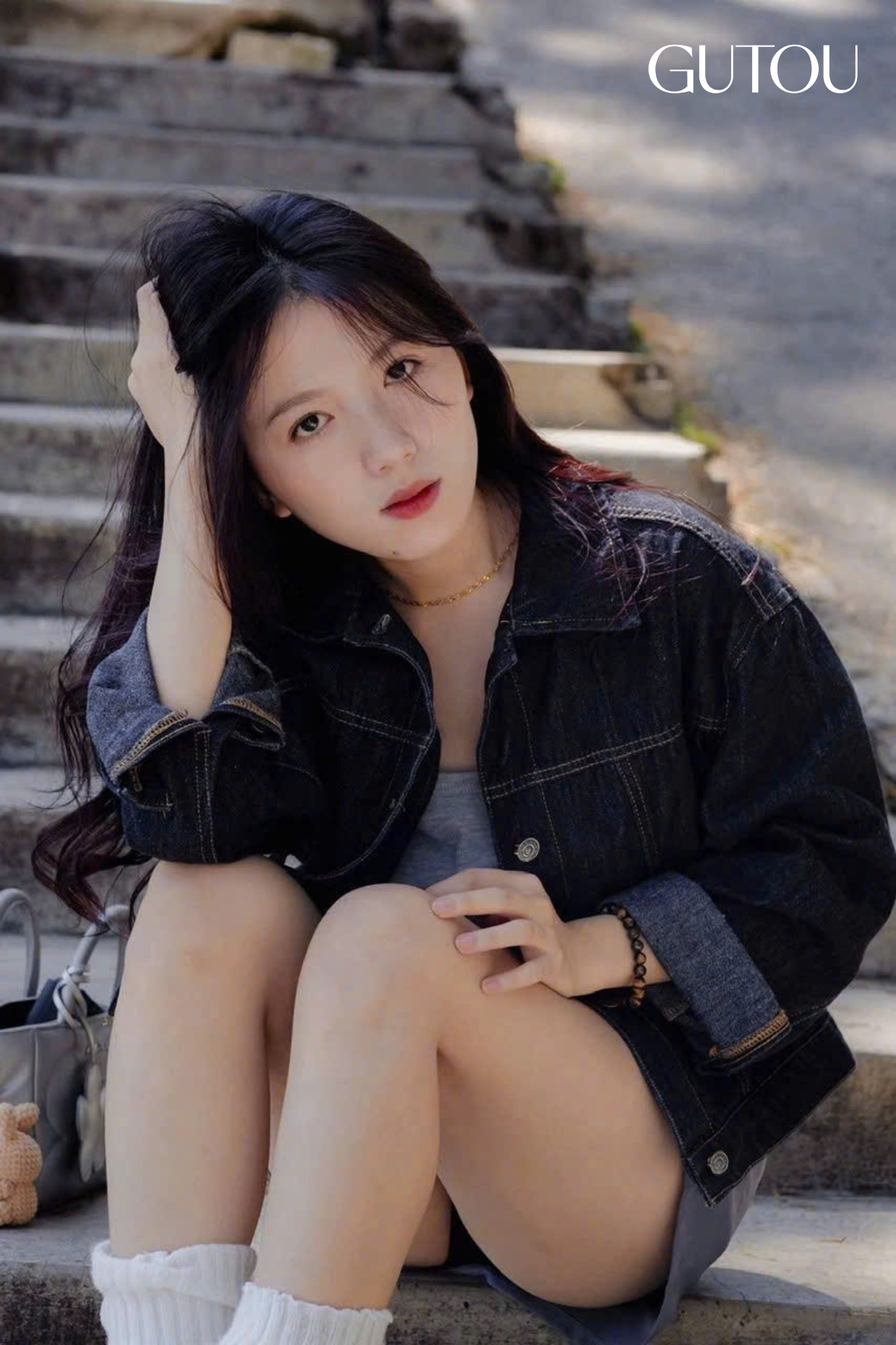 [ GUTOU ] Áo Khoác Jean Classic Jacket