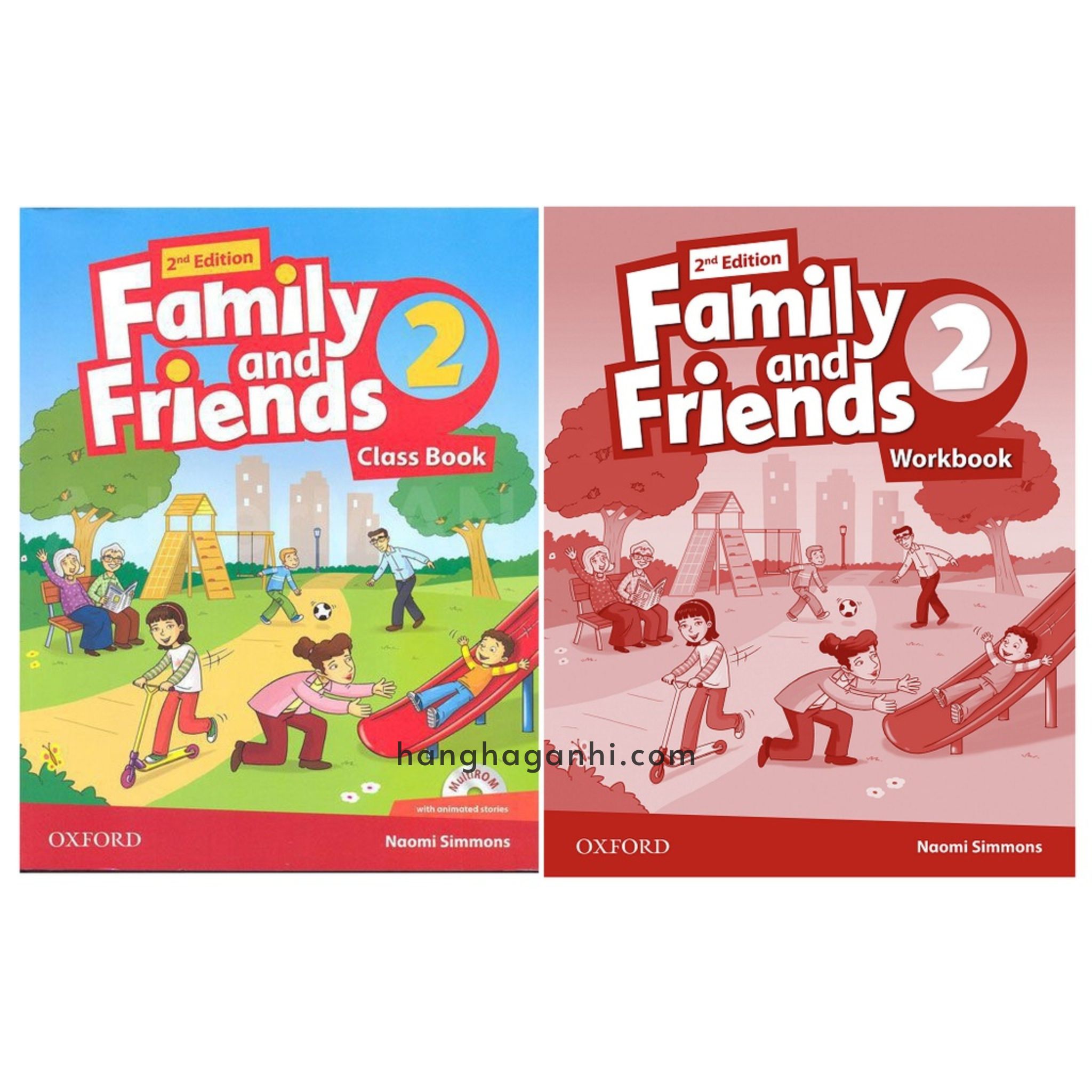 Bộ sách Family and Friends Level 2 (2nd , Student book và Work book) – Tặng kèm file nghe