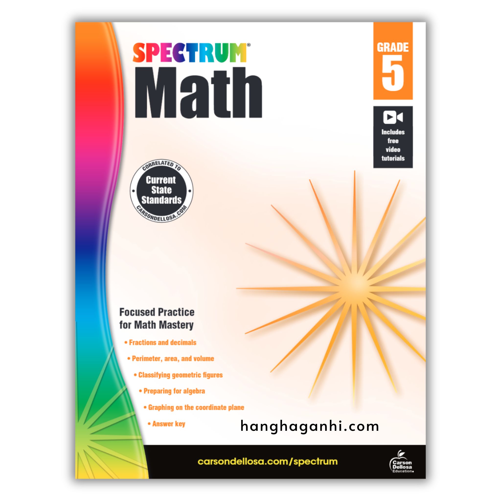 Sách Spectrum Math Workbook Grade 5 - Sách Toán Tiếng Anh cho bé lớp 5_thumbnail_0