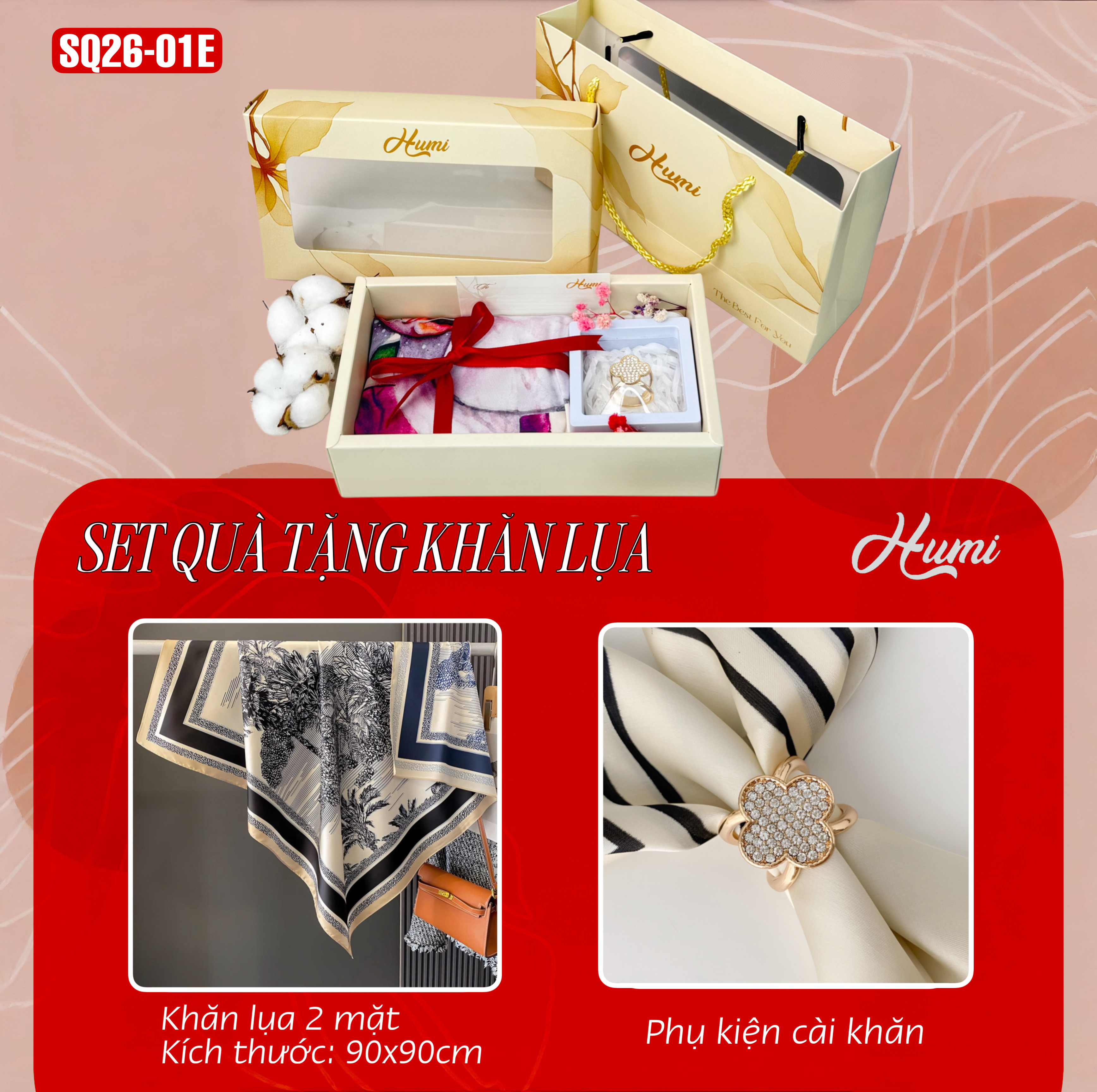 SET QUÀ KHĂN 90 (SQ26-01E)