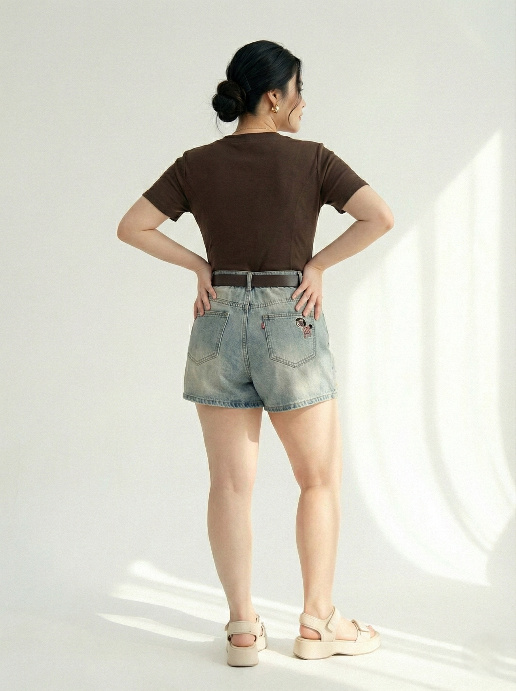 BIGSIZE NỮ- Quần short ngắn thêu ngựa T-QSJ1311_thumbnail_11