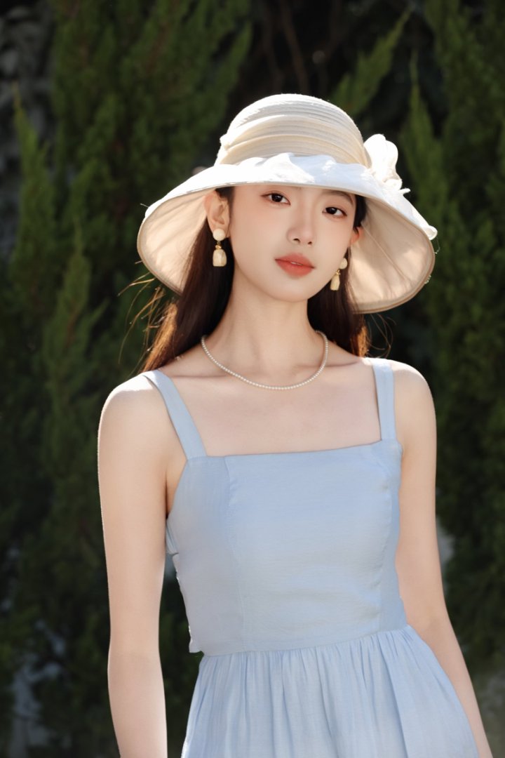 Mũ vành rộng có nơ hoa Hàn Quốc HZ2516_thumbnail_20