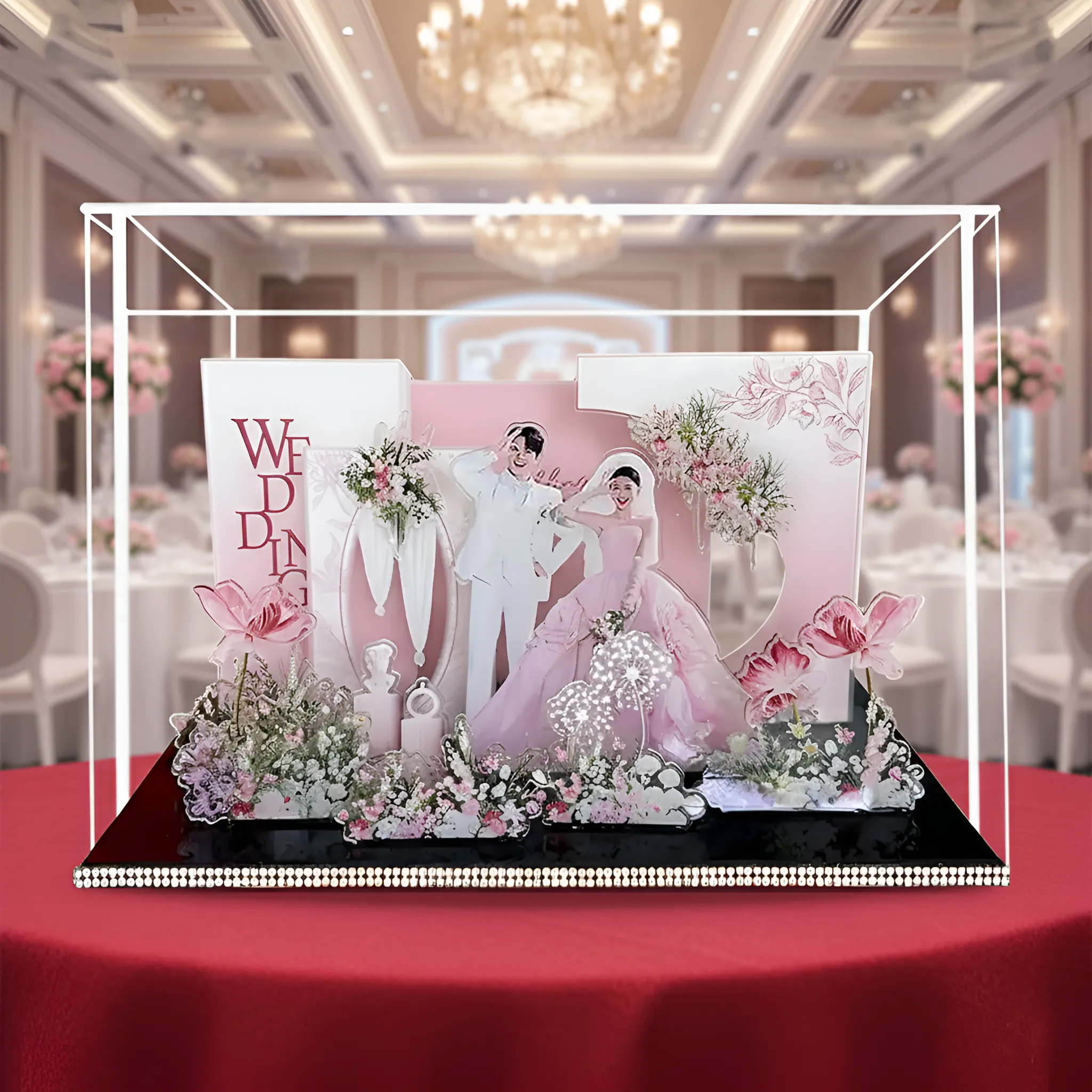 Standee Đám Cưới – Mô Hình Mica 3D Trang Trí, In Ảnh Theo Yêu Cầu, Quà Cưới Decor (Tặng Hộp+ Túi) - Size tính theo chiều ngang_thumbnail_13