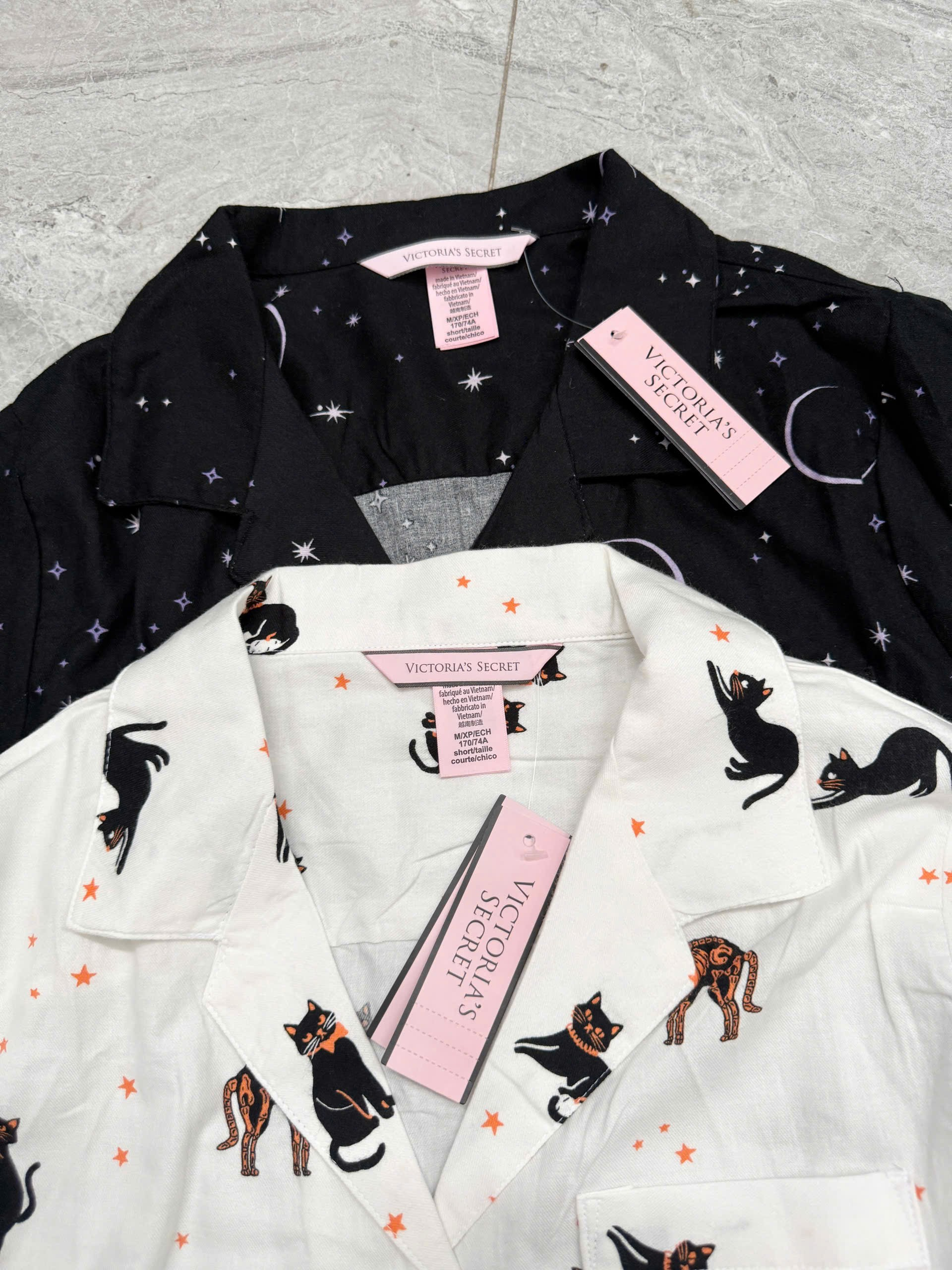 Bộ pijama Vic.toria-trắng