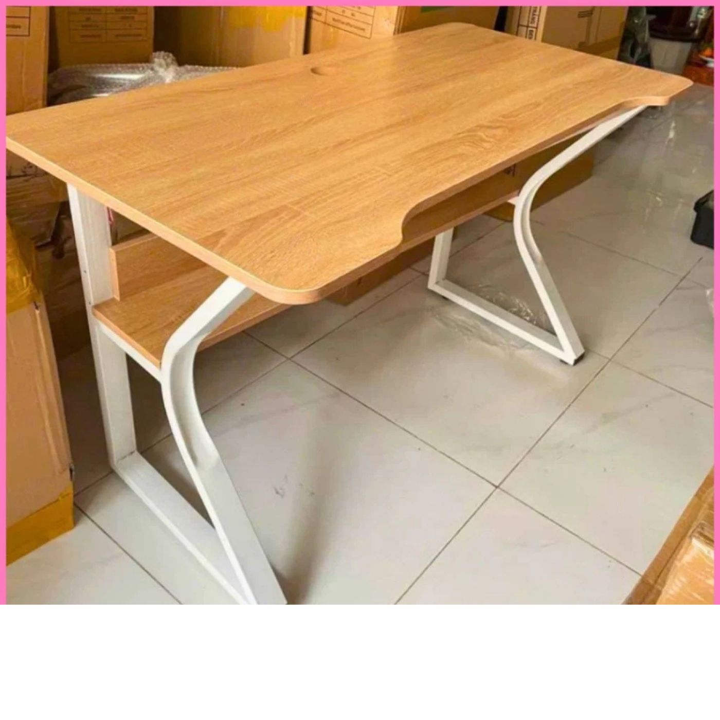 Bàn Gaming Chân K - Có Giá Đỡ Tiện Lợi, Thiết Kế Bền Đẹp, Dễ Bố Trí Mọi Không Gian_thumbnail_2