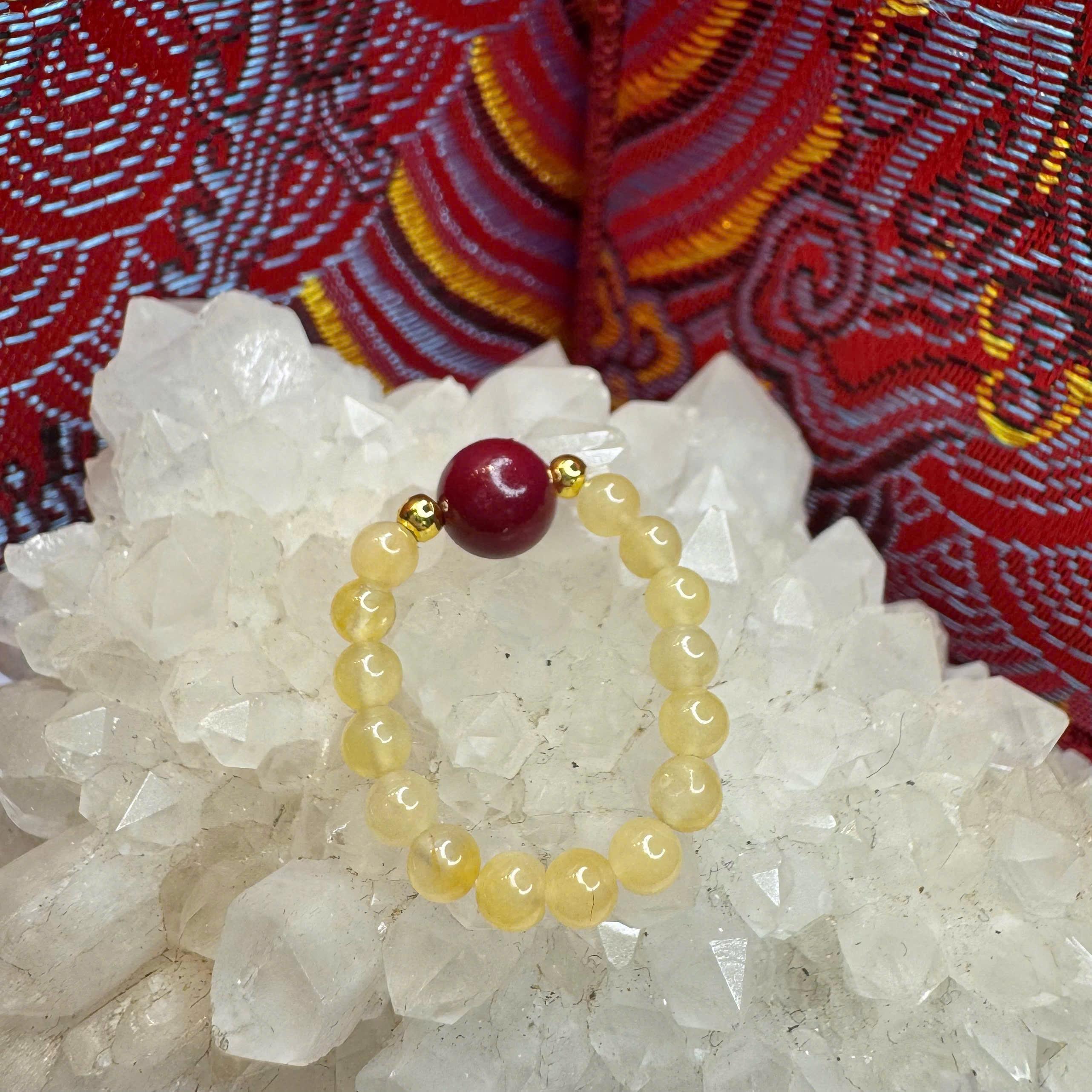 Nhẫn kiểu phong thuỷ đá topaz+cinnabar._thumbnail_4