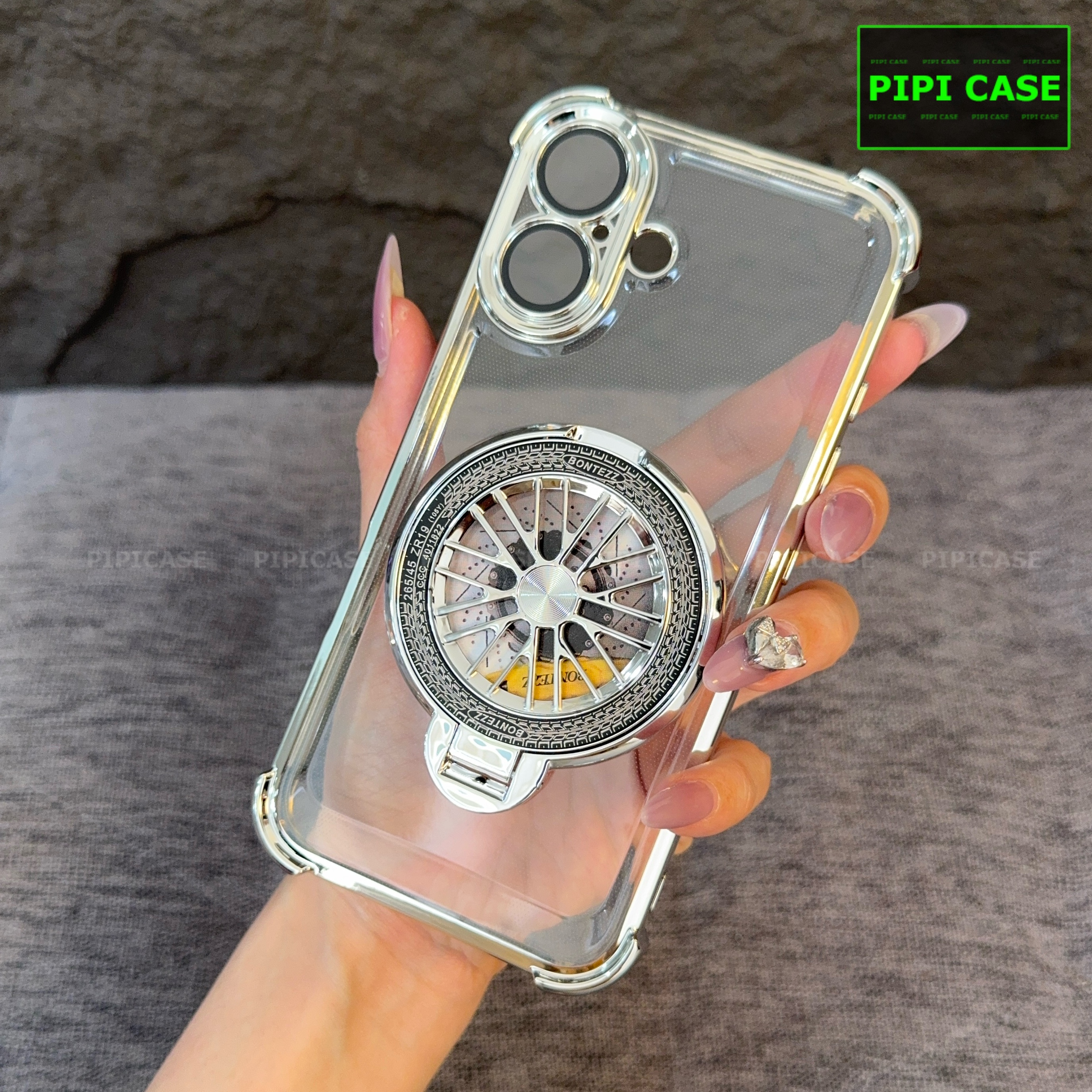 Ốp Lưng iPhone 17 - AB - Bạc