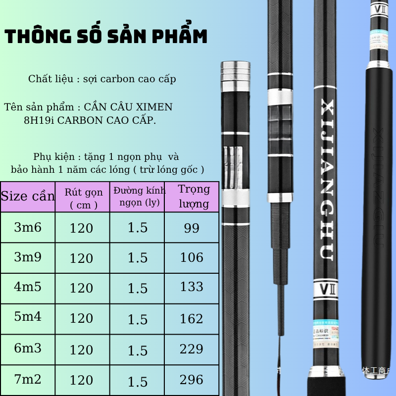 Cần Câu Đài XIMEN 8H