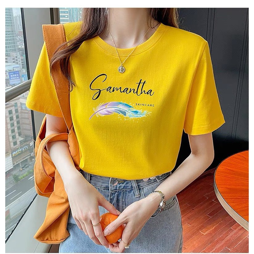 [Form Rộng] Áo phông nữ in hình Lông vũ nhiều mẫu - LOZA CT6265_thumbnail_7