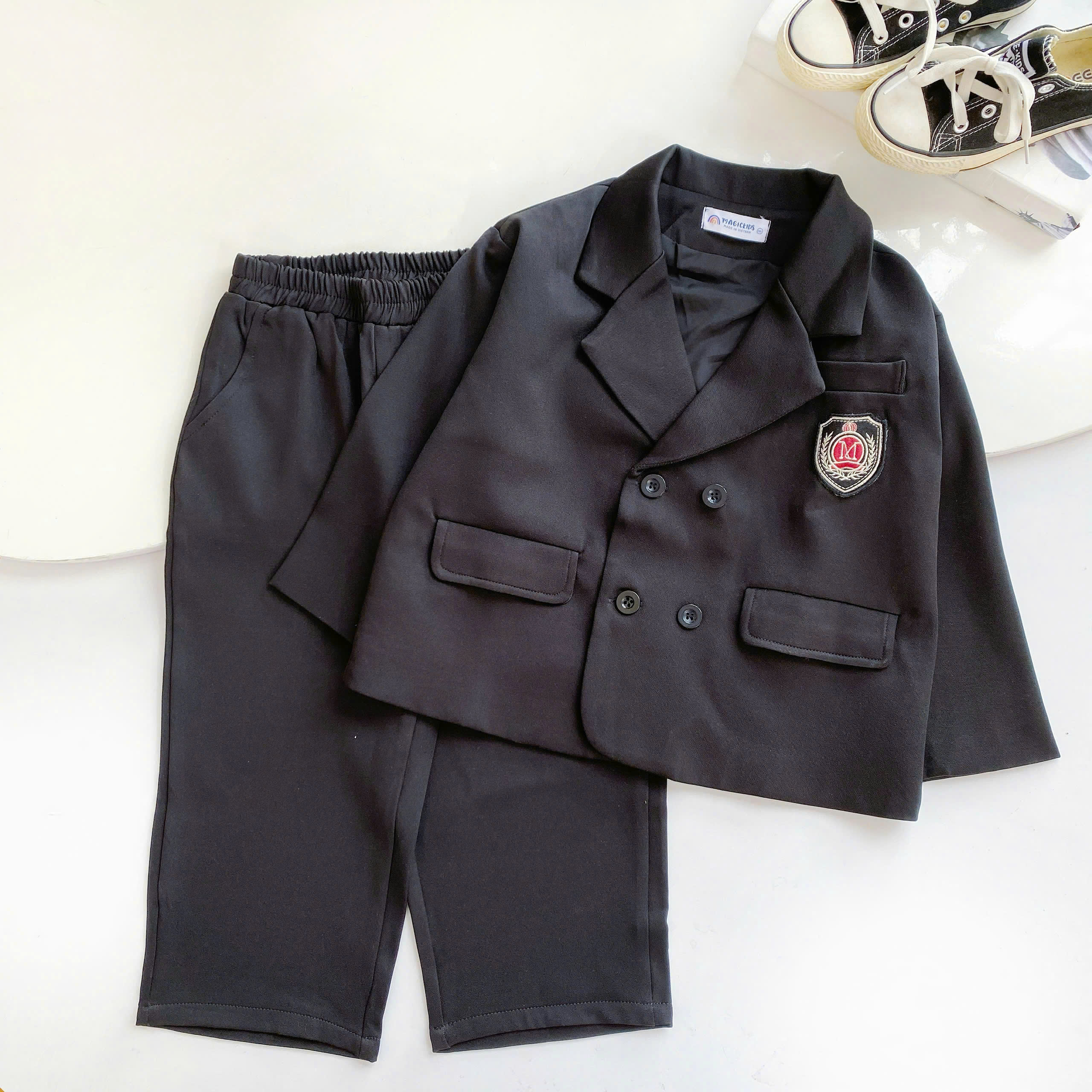 Sét vest 2 hàng khuy SV24002