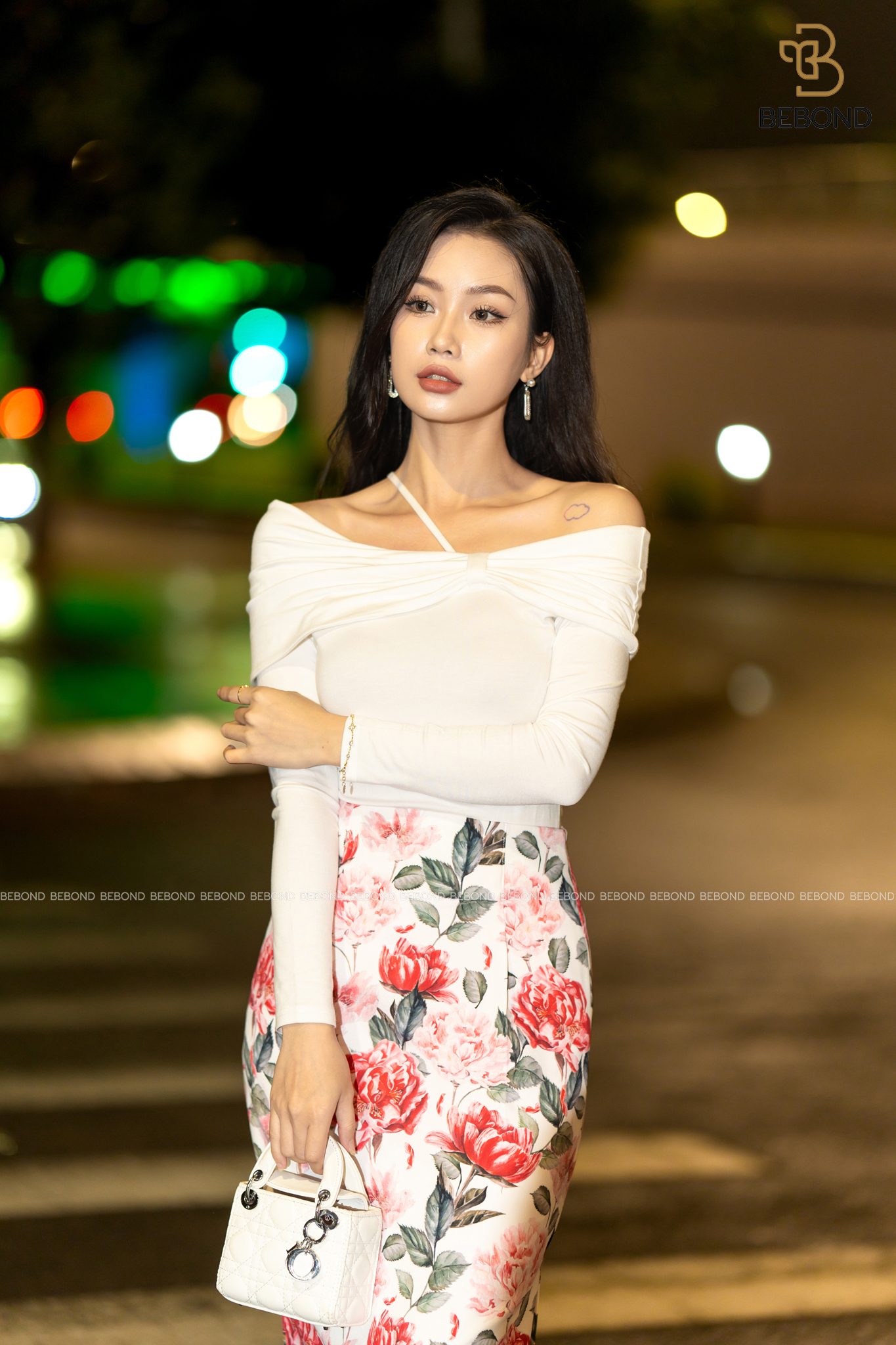 Set áo trễ vai WILSON- Chân váy ôm hoa hồng PEONY_thumbnail_2