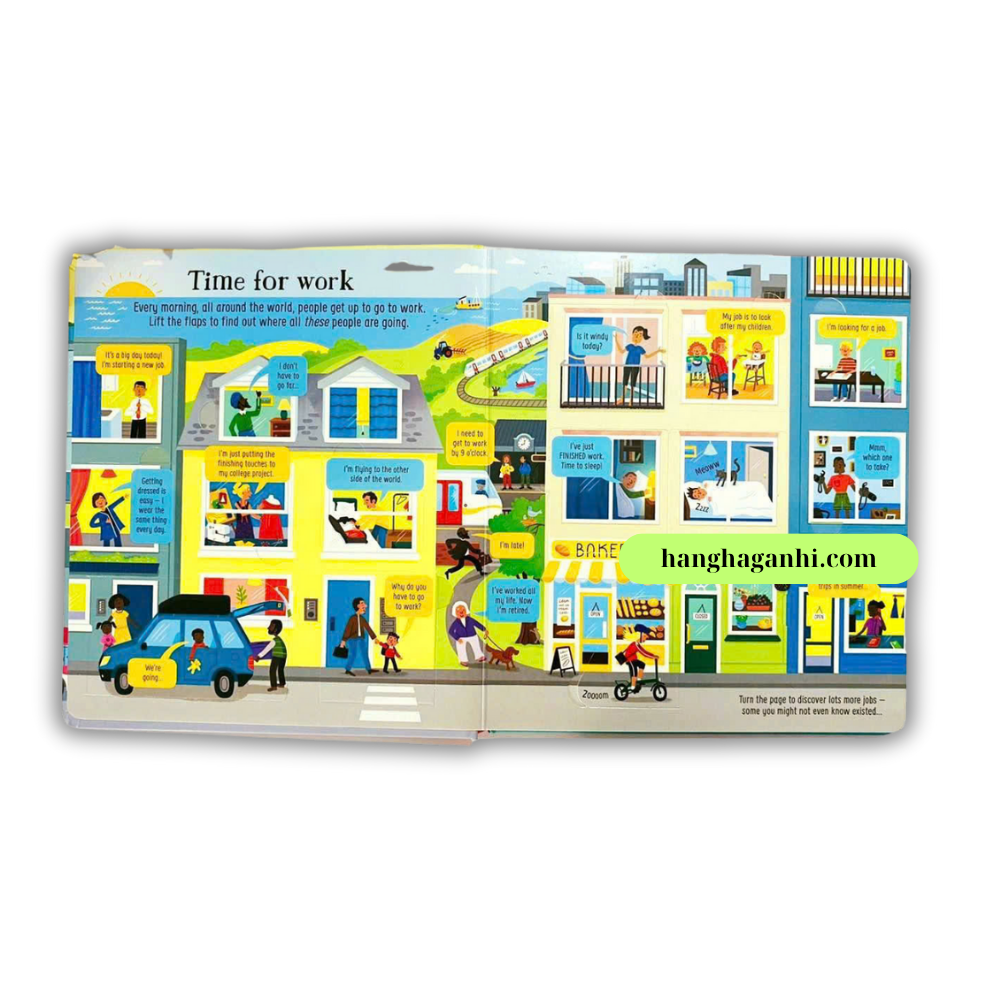 Sách lật mở Usborne Look Inside Jobs (age 5+)_thumbnail_4