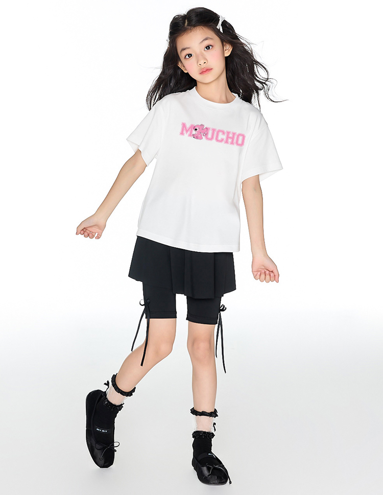 Áo thun bé gái form rộng dễ thương chất vải cotton thoáng mát AED1548 Miucho Kid in mix_thumbnail_3