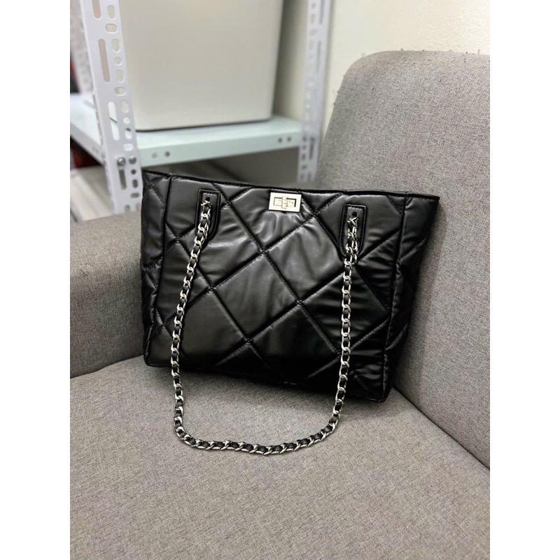 Túi Công Sở Nữ Da Mềm Trần Chỉ Đi Làm Đi Chơi Đi Du Lịch Bag Tote  CUN175_thumbnail_1