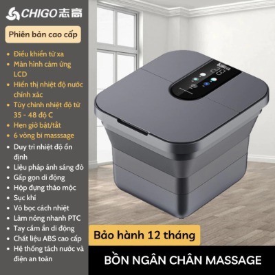Bồn Ngâm Chân Massage Delax Thư Giãn, Bấm Huyệt, Ngâm Chân Thảo Dược, Thải Độc Tăng Cường Sức Khỏe_thumbnail_1