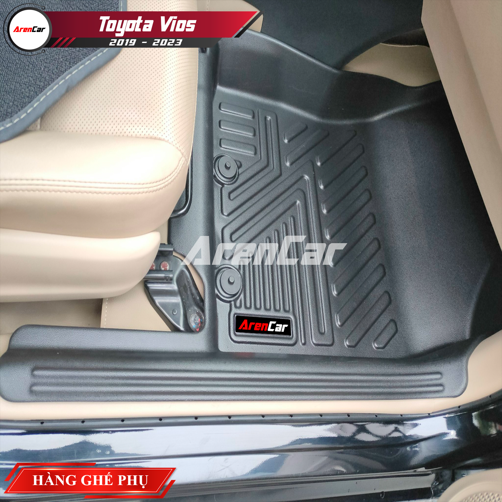 [Aren Car] Thảm Lót Sàn Ô Tô TPE Nhựa Đúc Toyota Yaris_thumbnail_21