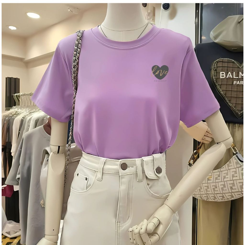 [Form Rộng] Áo phông nữ 𝐋𝐎𝐙𝐀 màu tím in hình chất liệu cotton co giãn 4 chiều - Mã G0276_thumbnail_10
