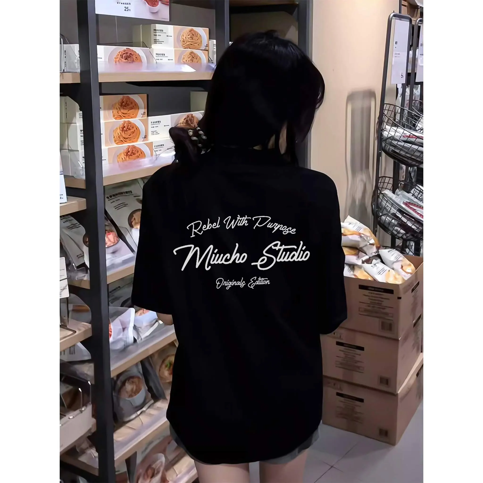 Áo polo form Oversize Miucho Studio 2478 tay ngắn cổ trụ vải cotton thoáng mát cao cấp_thumbnail_6