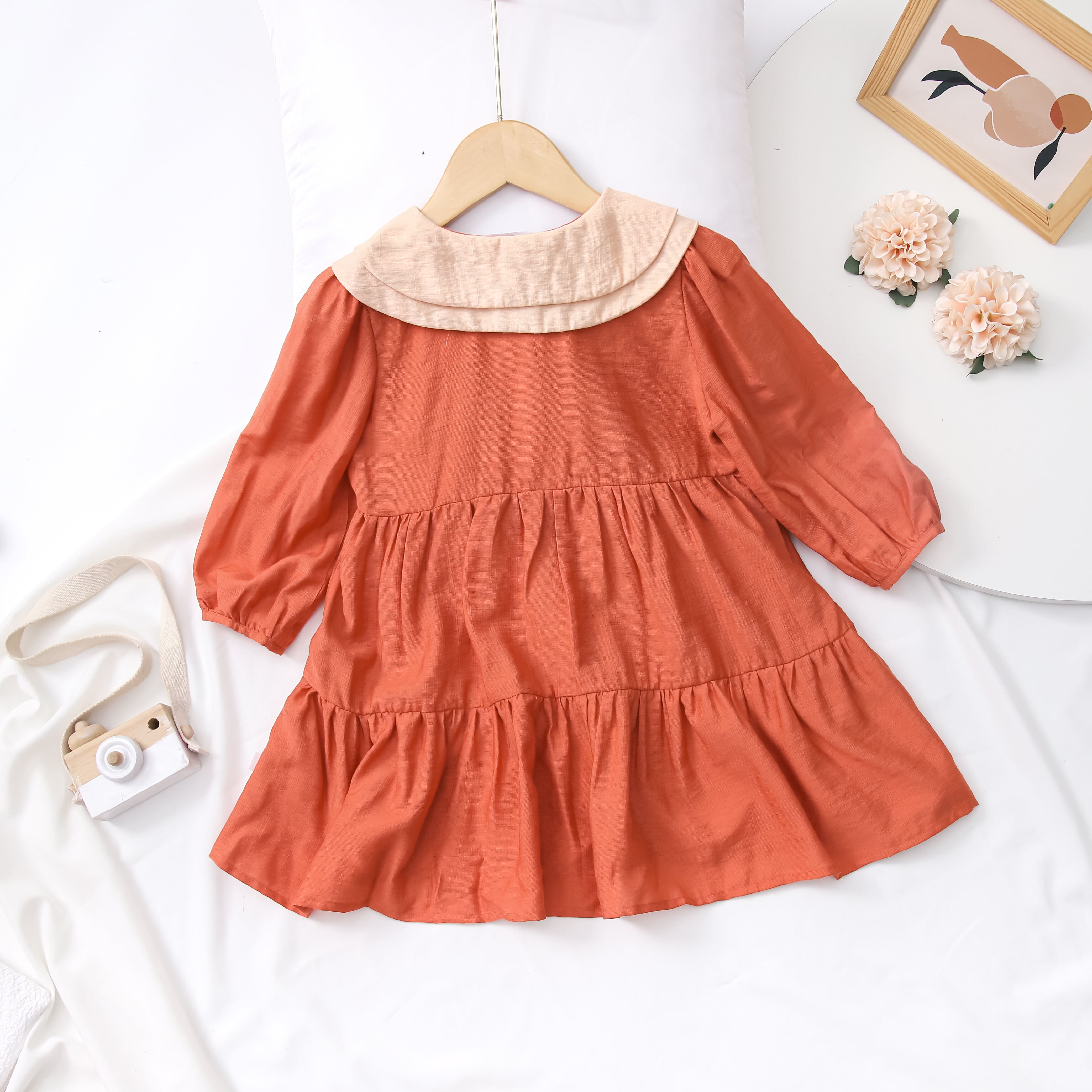 Váy cam phối 2 lá cổ_thumbnail_1