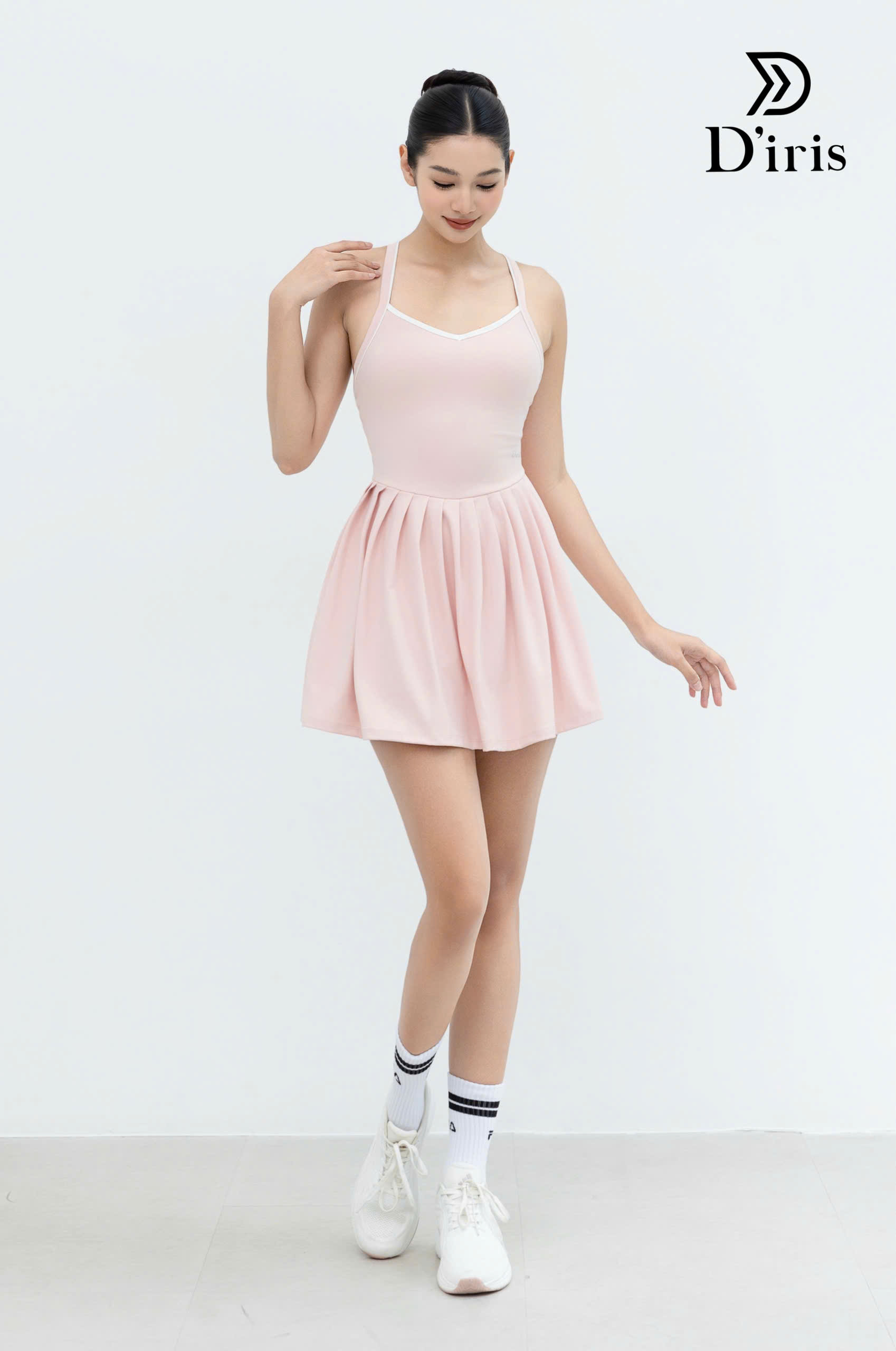 Đầm dây xếp ly T238_thumbnail_1