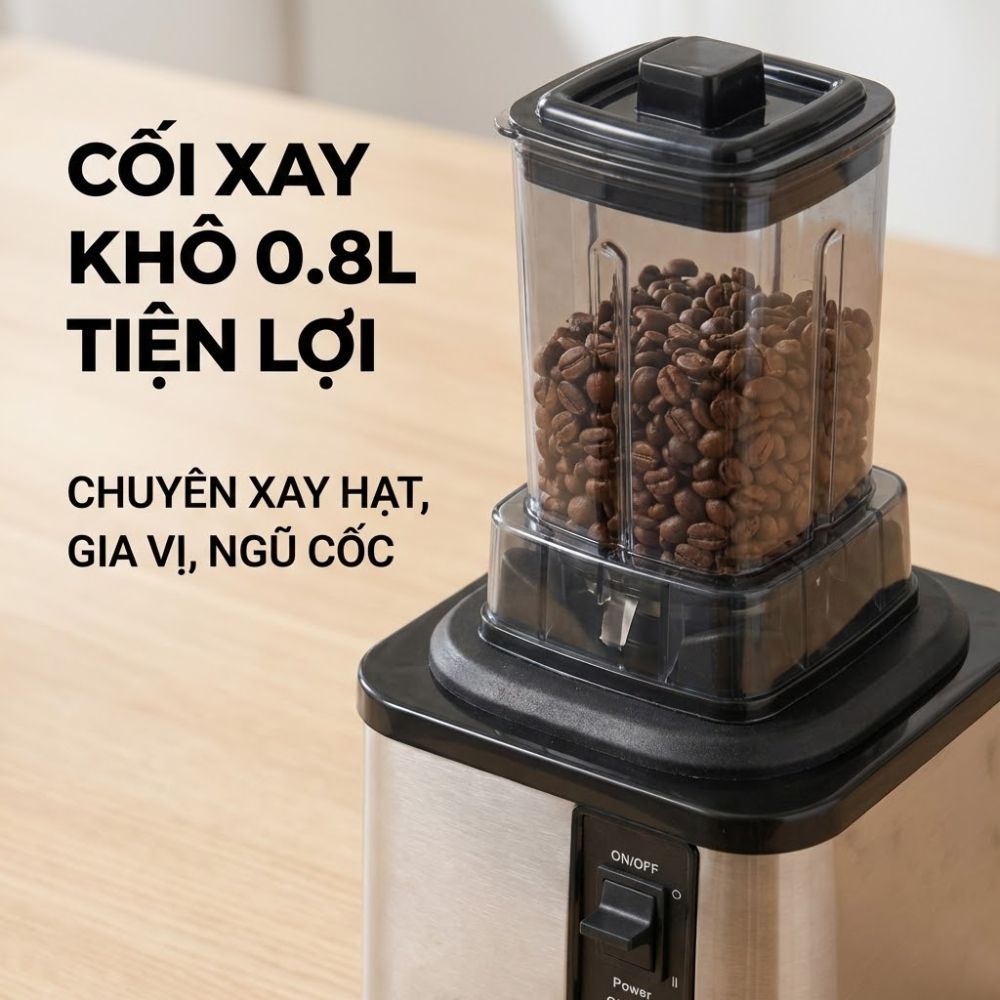 Máy Xay Sinh Tố Công Nghiệp Đa Năng Mishio MK446 (3.0L) - Công Suất 800W_thumbnail_4