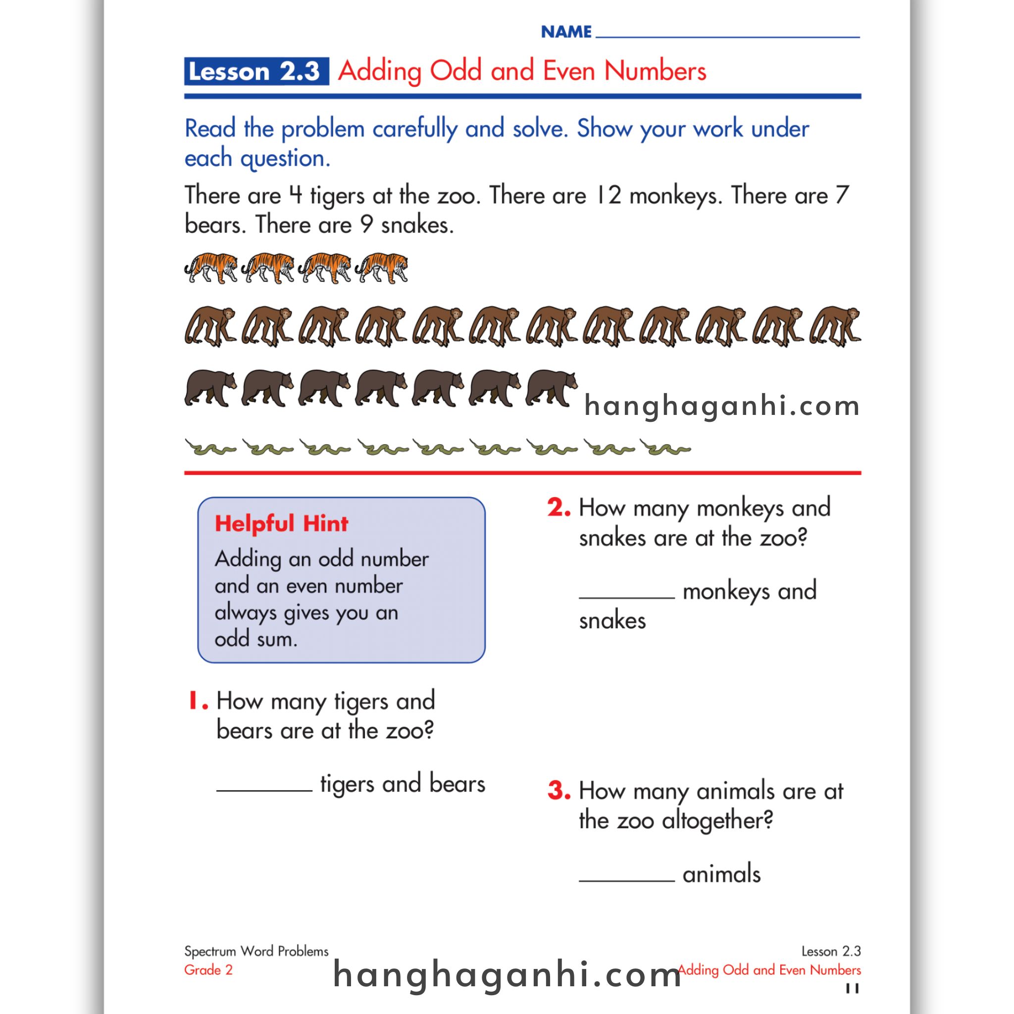 Sách Spectrum Word Problems Workbook Grade 2_thumbnail_16